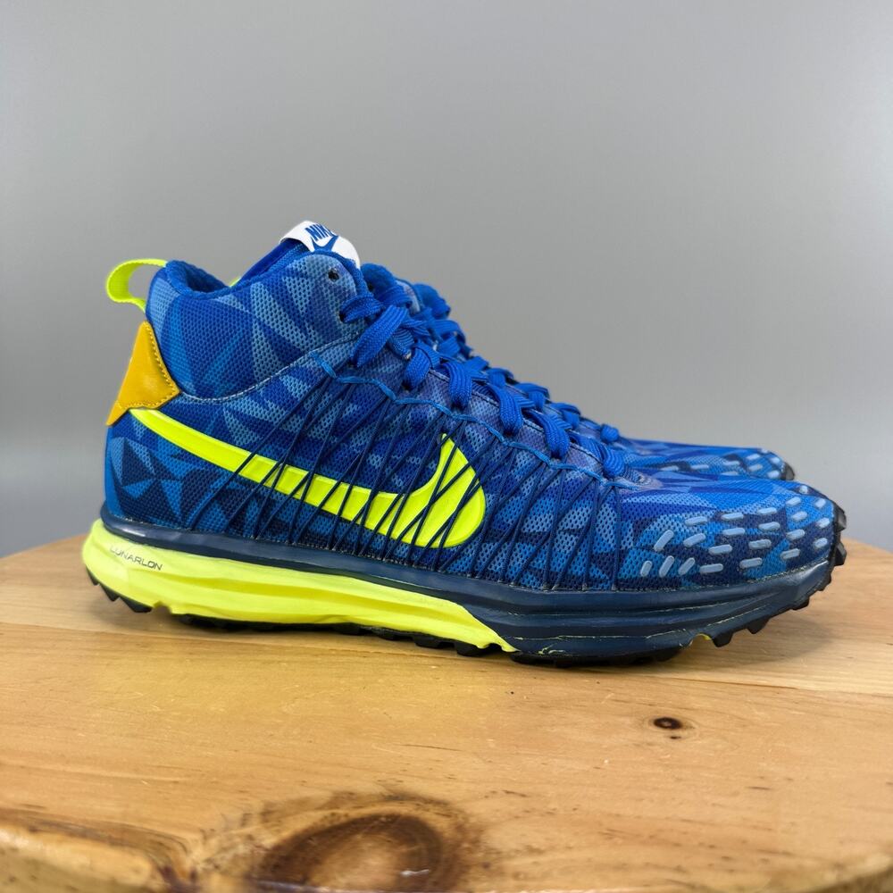 Nike Lunarfresh Sneakerboot Mens Size 9 Shoes Sneakers Hyper Cobalt Blue Volt